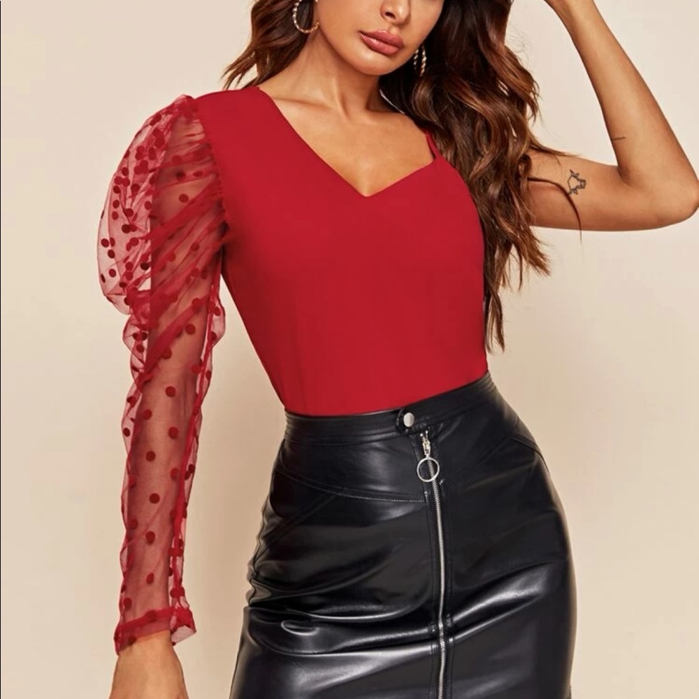 One sleeve top